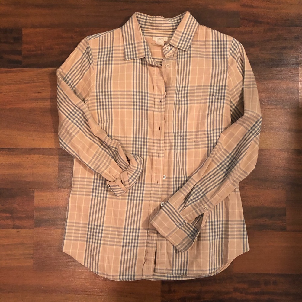 J.Crew Fitted Lightweight Flannel